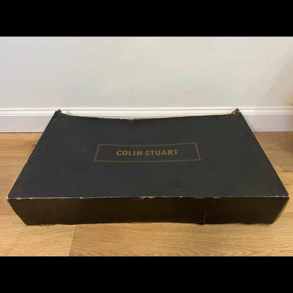 Colin Stuart Cream Feather Boots Size 8 - Picture 9 of 9